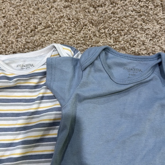 14 pieces Boys 6-9 month Bundle Camp and Dino Mickey Tee Pants and Body Suits - Picture 6 of 11
